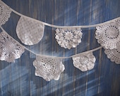 Vintage Doily Bunting