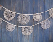 Vintage Doily Bunting