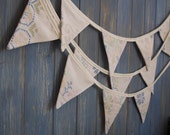 Small Vintage Tablecloth Bunting