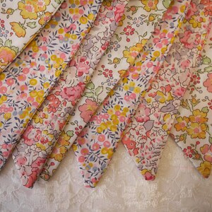 Liberty Floral Bunting 2m Long | Handmade Tana Lawn Fabric | Nursery Decor | Wedding & Baby Shower Decoration | Housewarming Gift image 3