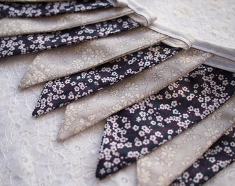 Grey Liberty Tana Lawn Bunting - 3m Long