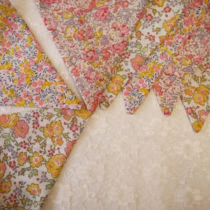 Liberty Floral Bunting 2m Long | Handmade Tana Lawn Fabric | Nursery Decor | Wedding & Baby Shower Decoration | Housewarming Gift image 1