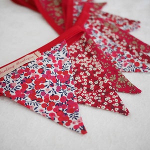 Liberty Red Tana Lawn Bunting - 3 m di lunghezza