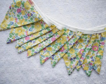 Easter Spring Liberty Floral Bunting - 3m Long