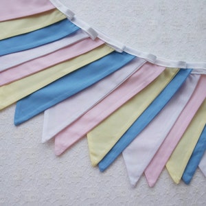 Wedding Downton Abbey Pastel Bunting - 5m Long