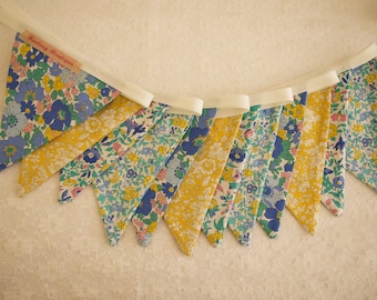Liberty Cotton Floral Bunting - 3m Long