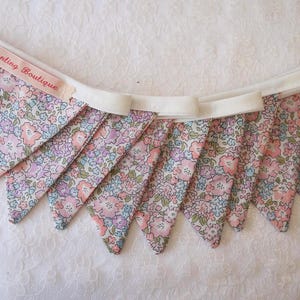Ghirlanda floreale estiva Liberty Tana Lawn Bunting - 2 m di lunghezza