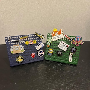 Colorful Enamel Pin Display Stand: Modular Bedroom Accessory