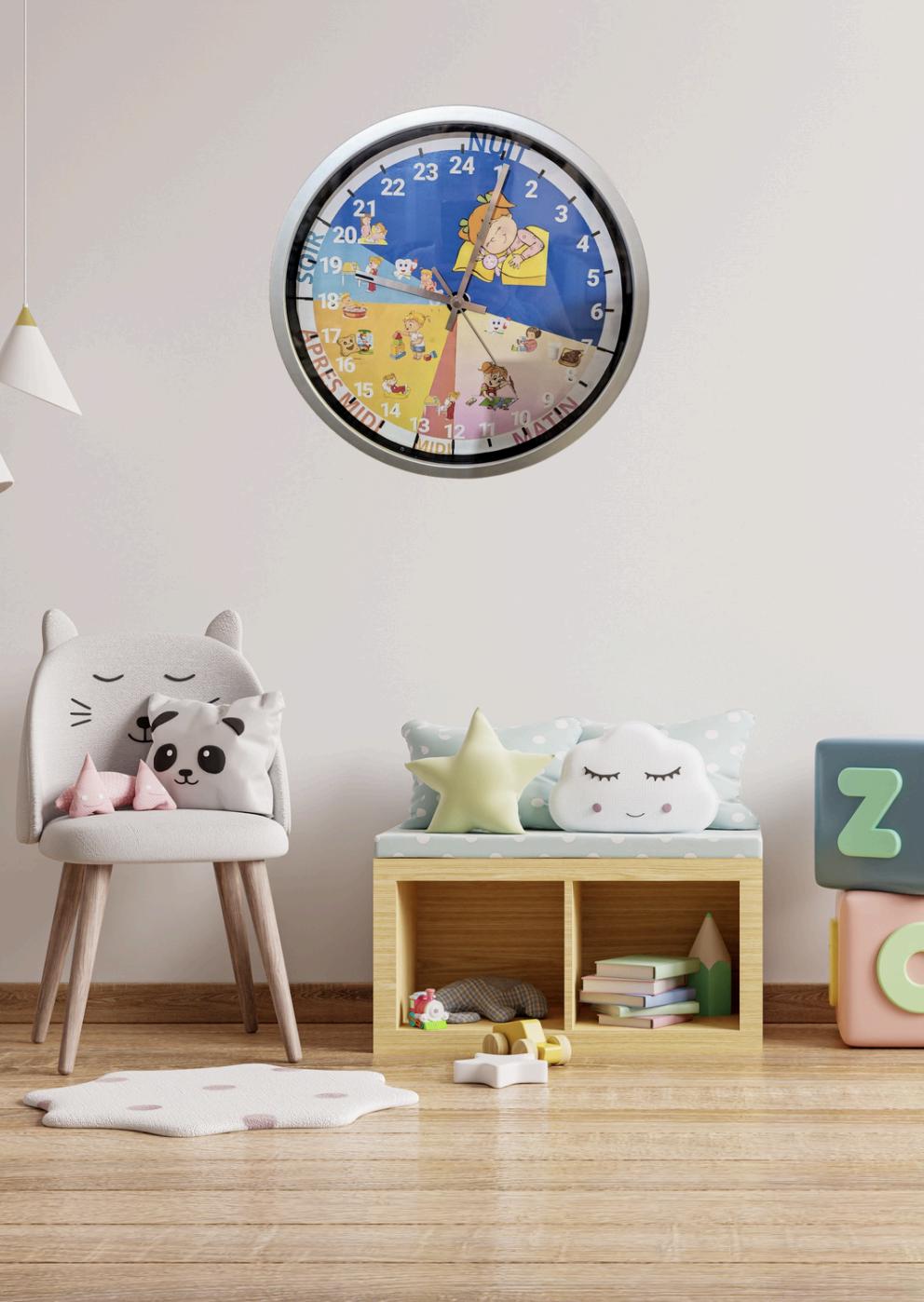 Pendule murale DIDDL horloge DIDDLINA GALUPY aufhangen peglhook chambre