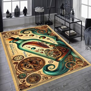 Bottle Pattern Rug,Potion Pattern Rug, Drink Themed Rug,Bedroom Rugs,Halloween Gift,Custom Rug,Rug For Living Room,Gift For Him CM49