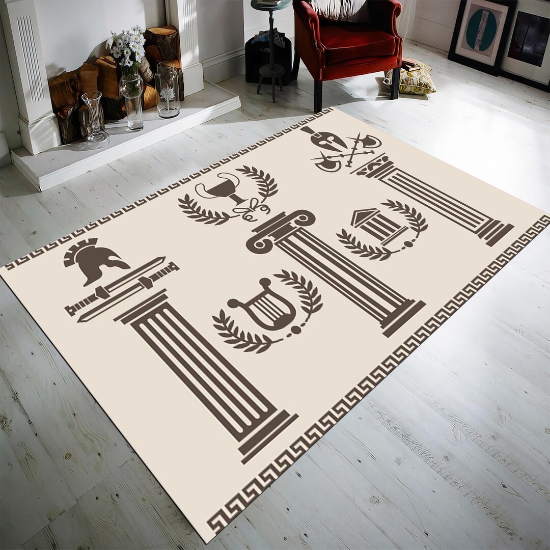 Ancient Rome Rug: Baroque Architecture Print, Home Decor - Etsy