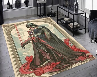 Alfombra de Darth Vader: Decoración de Star Wars de estilo vintage