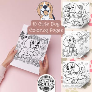 Pagine da colorare stampabili di cani e animali per bambini, adulti e anziani: attività divertenti, rilassanti e creative per tutte le età