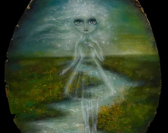 the GHOST WITHIN spirit girl giclee print