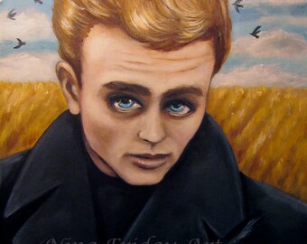 JAMES DEAN  giclee PRINT by Nina Friday