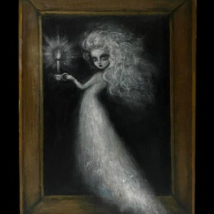 THE VISITOR ghost girl giclee print