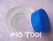 Cover Button Assembly Tool - Size 45 (1 1/8') diy notion button supplies rubber hand press non machinery 