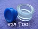 Cover Button Assembly Tool - Size 24 (5/8') diy notion button supplies rubber hand press non machinery 