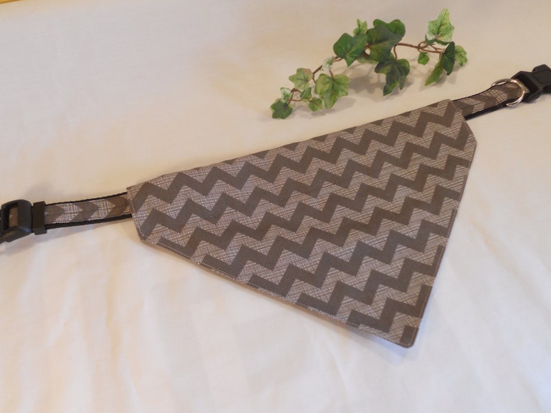 Dog Collar with Matching Slide On Bandana Etsy