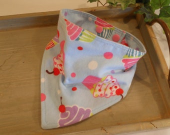 Flannel Bandana Baby Bib...Reversible...Soft...Absorbent...Drool Bib...Teething Bib