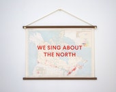 Map Painting, Atlas of Canada: We Sing About The North