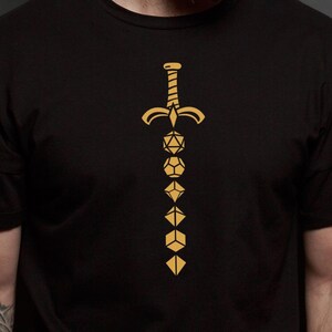 Dungeons and Dragons Würfel T-Shirt: RPG Gamer Geschenk