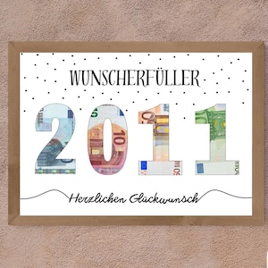 PDF - Geldgeschenk selbst drucken 14. Geburtstag Geschenkidee zum 14. Geburtstag Geschenk zum 14. Geburtstag 2011