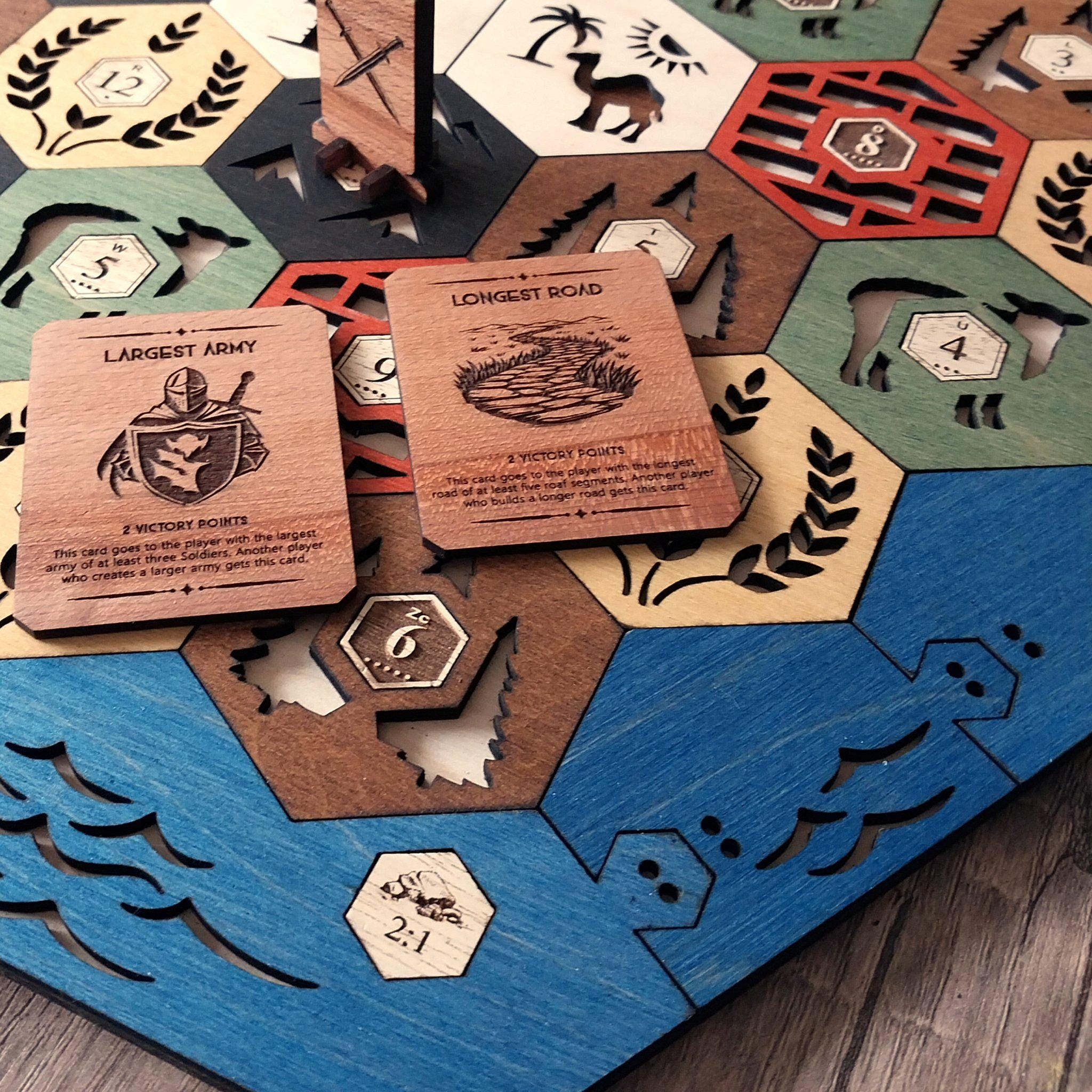 Wooden Catan Board - Etsy