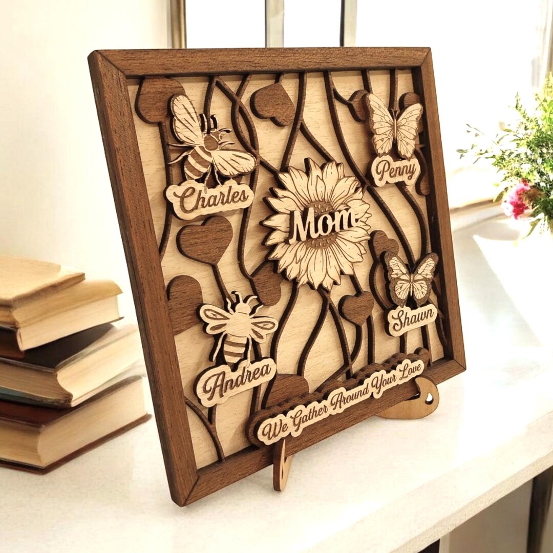 Personalized Family Tree Wall Decor, Custom Family Sign, Gift for ...