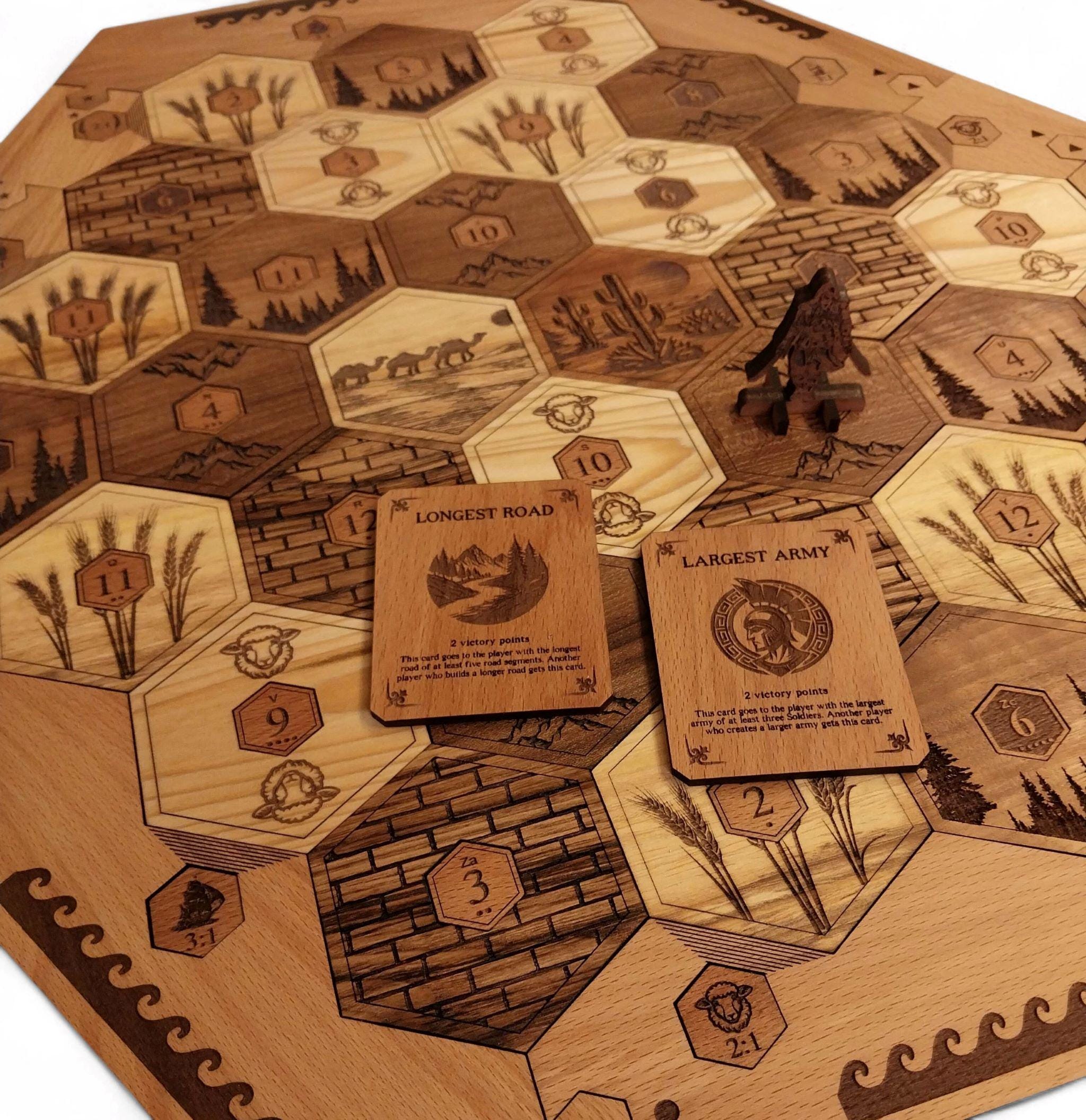 Catan wood board - Etsy 日本
