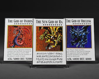 Ancient Gods 3-Card Set | Manga Style Orica (Ultra Rare)