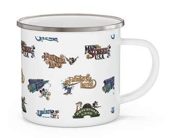Lands of Disney Enamel Camping Mug
