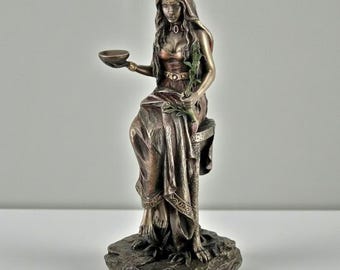 Pythia Oracle of Delphi Statue: Cold Cast Bronze Greek Sculpture