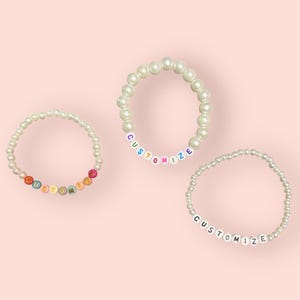 Customizable Beaded Bracelets