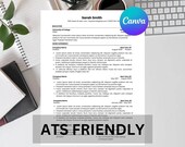 ATS friendly one page resume | Classic Resume template | Simple Student Resume | Minimalist Resume