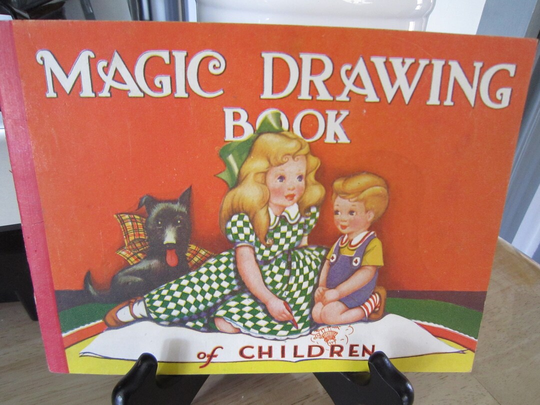 Magic Drawing Book of Children by Sam'l Gabriel Sons & Company Etsy