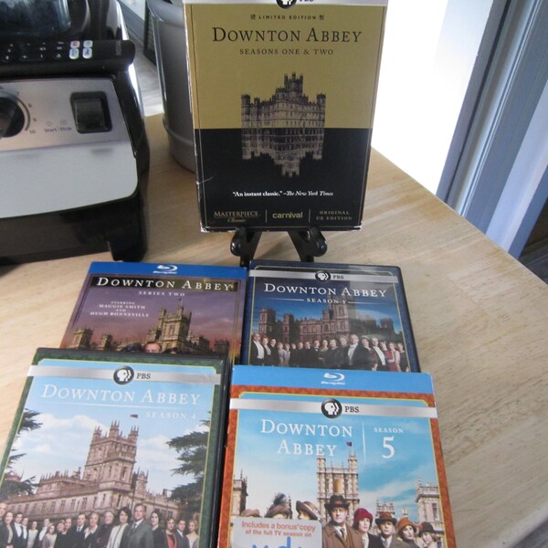 Downton Abbey Seasons 1 through 5 Period Piece Drama PBS Masterpiece Theater