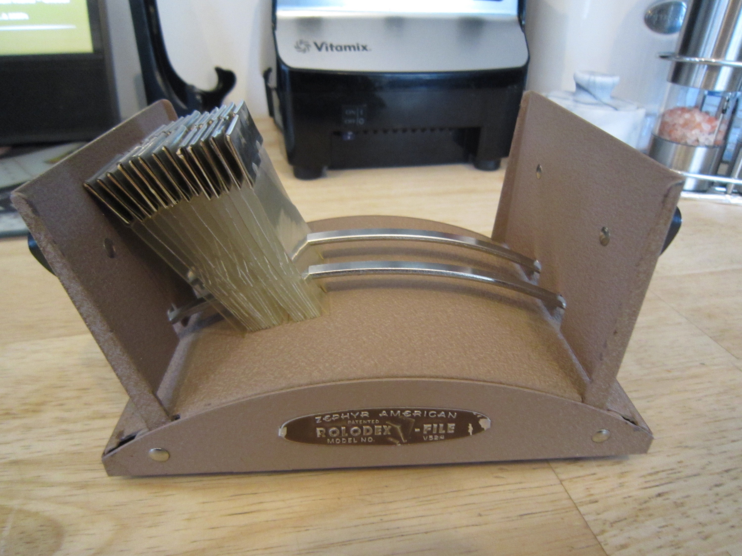 Zephyr American Rolodex-file Model V524 Rolodex Metal Expandable