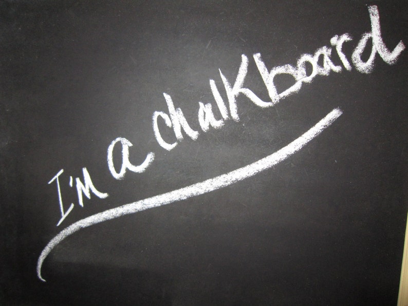 Recycled Picture Frame Chalkboard
