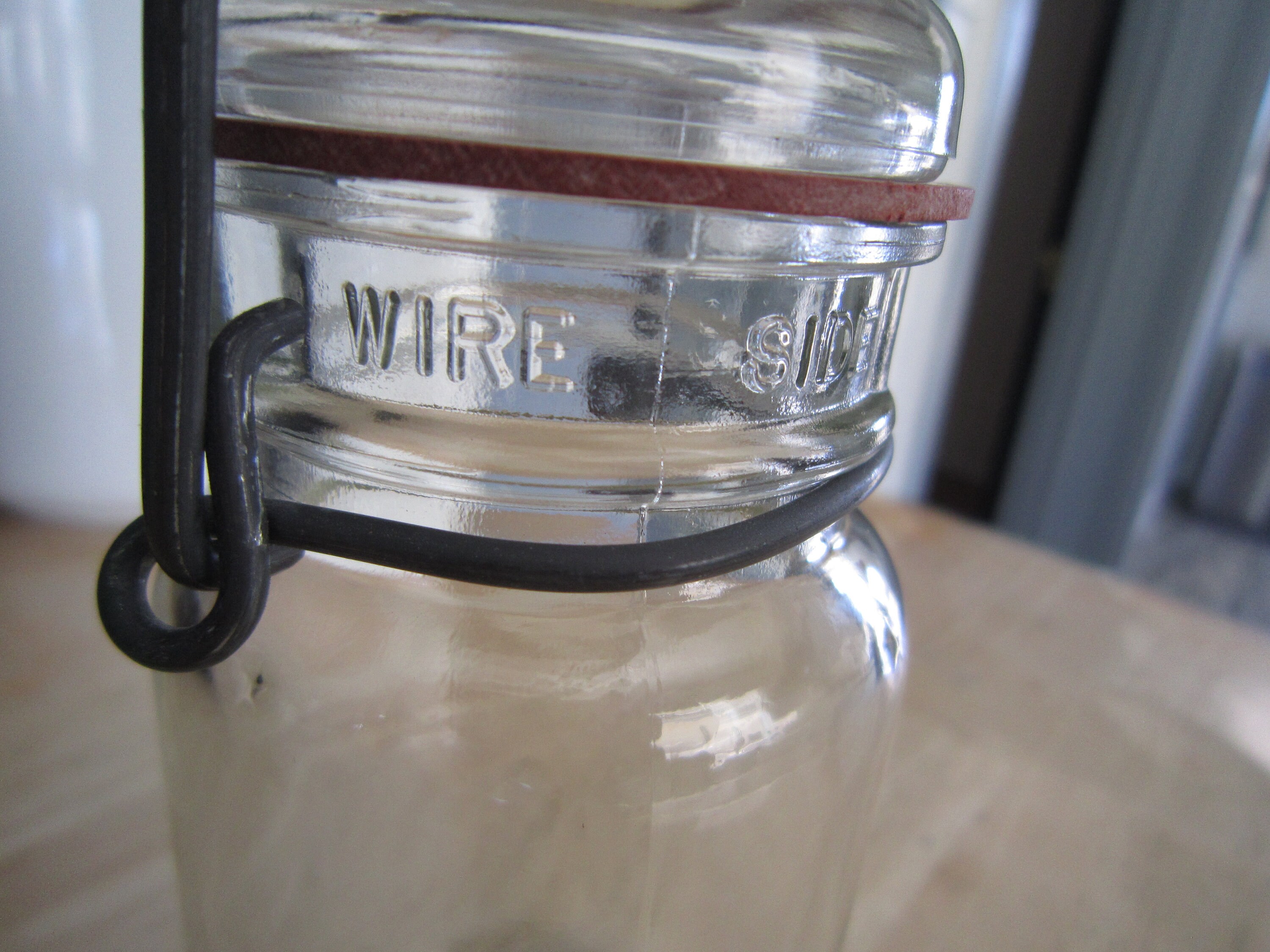 Vintage Glass Canning Jar, Mason Jar, With Wire Bale #1780 - Etsy