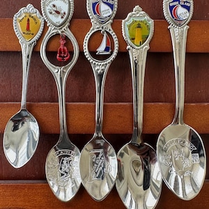 Pewter Collectors Spoons - Etsy