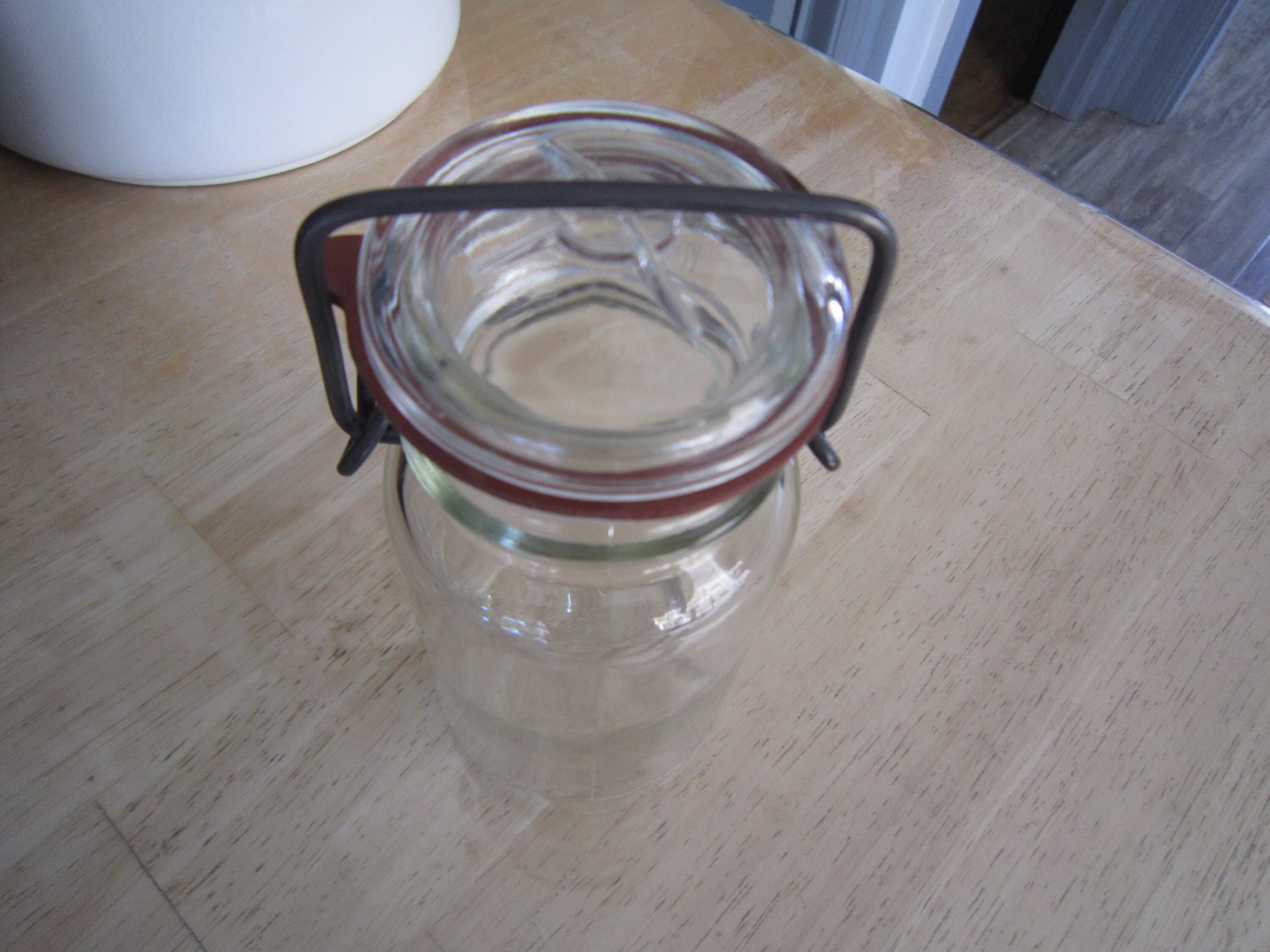 Vintage Glass Canning Jar, Mason Jar, With Wire Bale #1780 - Etsy
