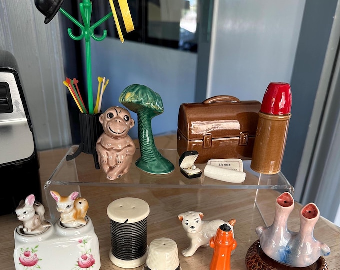 Novelty Salt & Pepper Shaker Sets, Arcadia and Japan, Mid Century, Your Choice