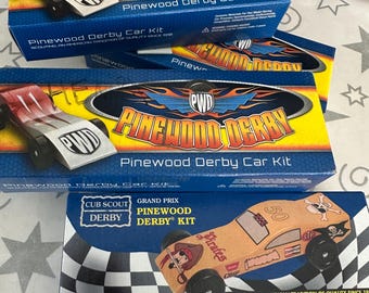 Kit de coche para el Pinewood Derby PWD, Boy Scouts de América