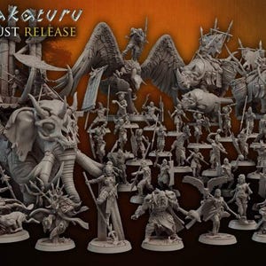 Titan Forge Stl Pack |  WAKATURU August 2021  Stl Pack | Rpg Stl | Dnd Stl | Tabletop Stl | Best Stl Bundle