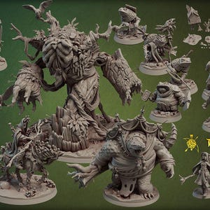 Titan Forge Stl Pack |  SWAMPS January 2021  Stl Pack | Rpg Stl | Dnd Stl | Tabletop Stl | Best Stl Bundle