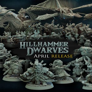 Titan Forge Stl Pack |  Hillhammer Dwarves 2022 Stl Pack | Rpg Stl | Dnd Stl | Tabletop Stl | Best Stl Bundle