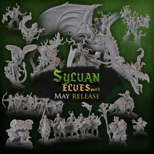 Titan Forge Stl Pack | Sylvan Elves 2023 Stl Pack | Rpg Stl | Dnd Stl | Tabletop Stl | Best Stl Bundle