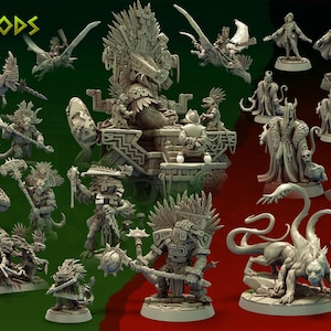 Titan Forge Stl Pack | Serpent Bloods 2023 Stl Pack | Rpg Stl | Dnd Stl | Tabletop Stl | Best Stl Bundle