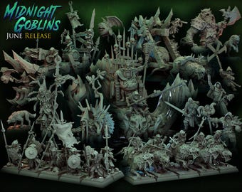 Titan Forge Stl Pack |  Midnight Goblins 2022 Stl Pack | Rpg Stl | Dnd Stl | Tabletop Stl | Best Stl Bundle